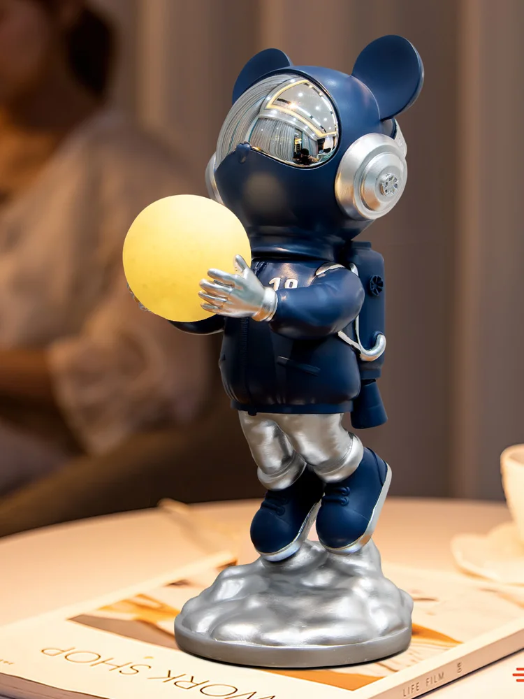 

Домашние аксессуары, декоративная статуя астронавта в скандинавском стиле, искусственная скульптура, творческая декоративная статуя астронавта с лампой