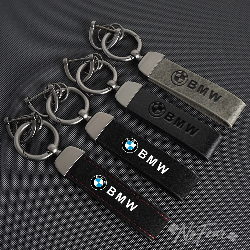 Фото Кожаные брелоки для ключей BMW F30 F10 E90 F20 E46 E60 E70 E39 E36 E87 X7 E92 E91 E28 X3 X1 X2 X5 X6 E3, автомобильные наклейки №2