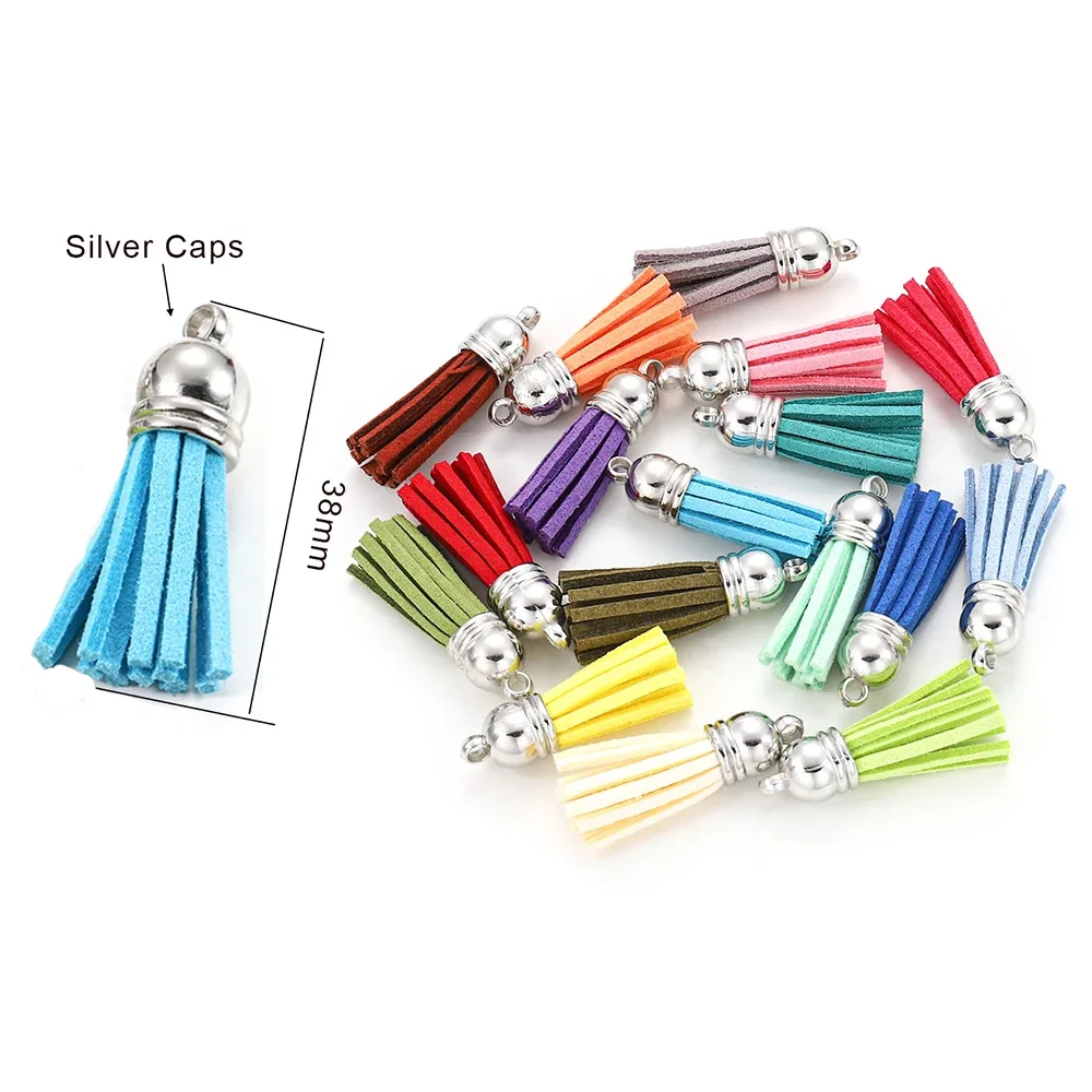 10/20/60 шт. кожаные бахромы для украшений сделай сам