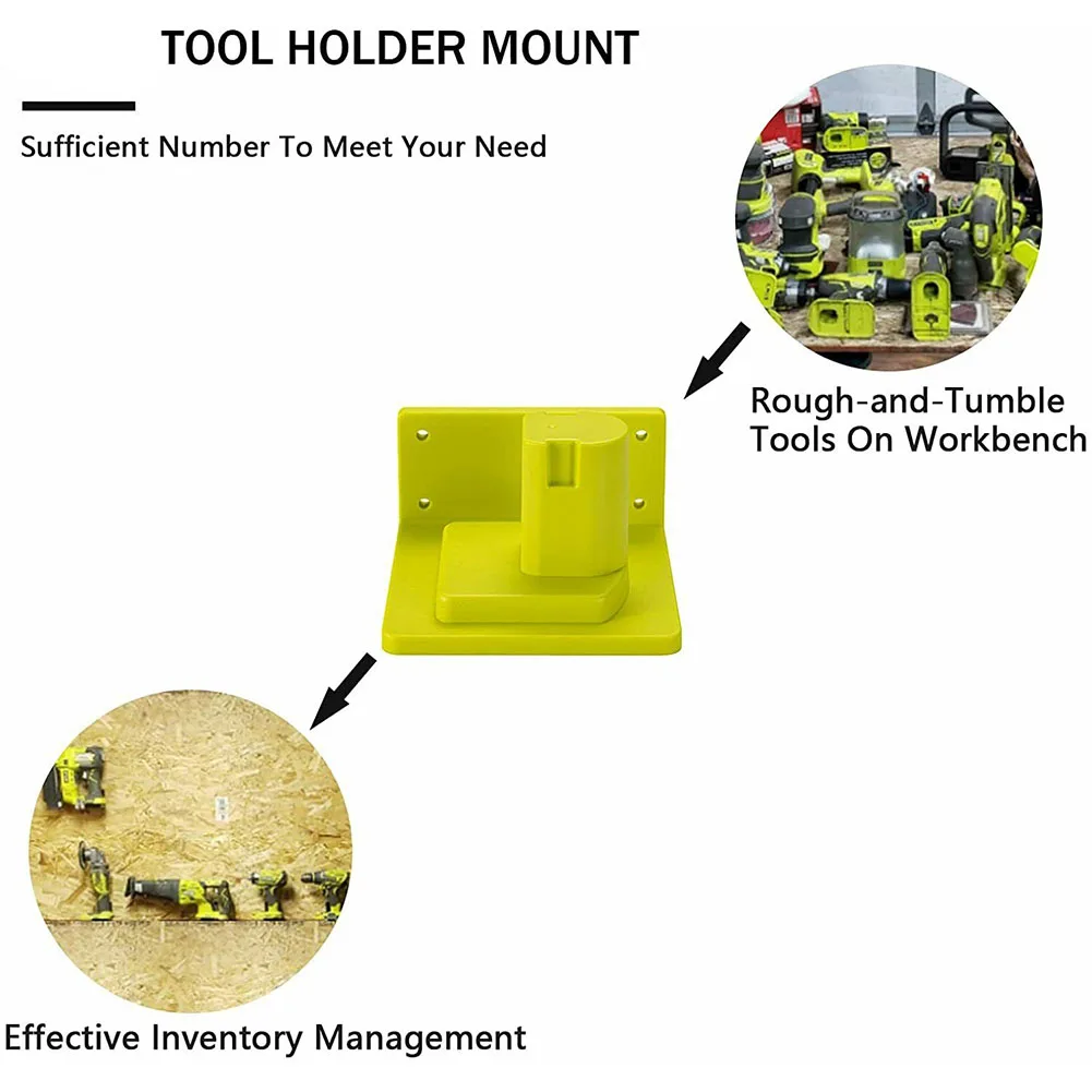 

1 Pcs Ryobi One Brackets Wall Mount Bracket With Screw High-quality ABS Plastic Tool Holder Mount Light Equipment Tools