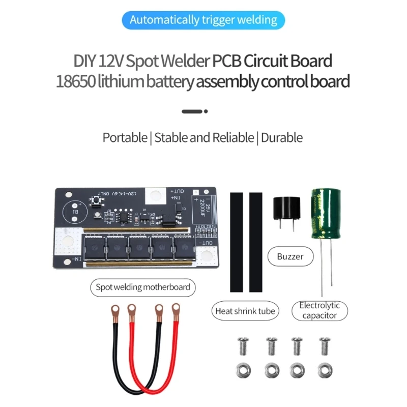 Портативный аккумулятор 12 В для хранения точечной сварки 5-ступенчатая печатная