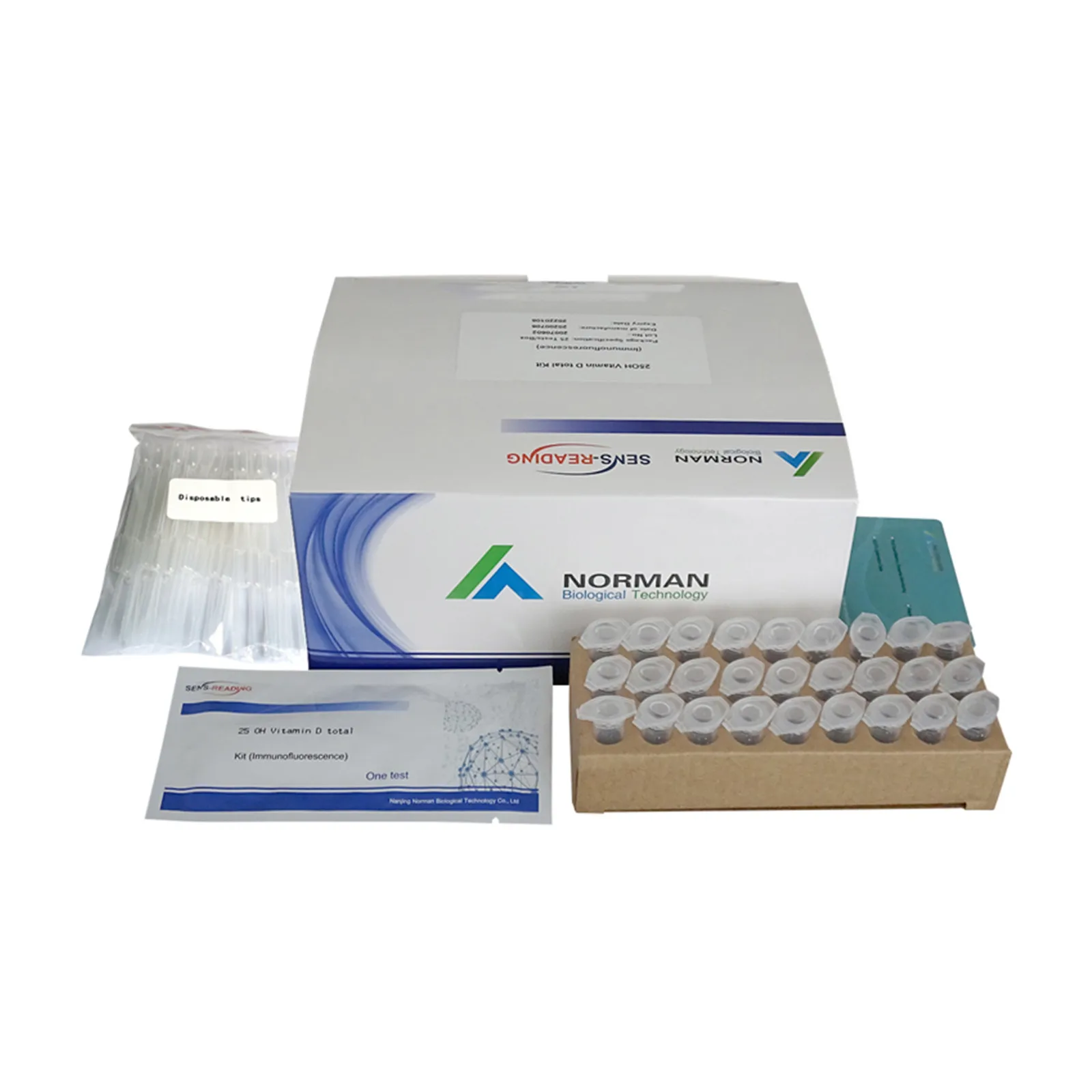 Normanbio C-peptide Progestrone HBA1C TSH HSCRP+CRP LH CtnI D-Dimer AFP PSA 25 шт. в коробке