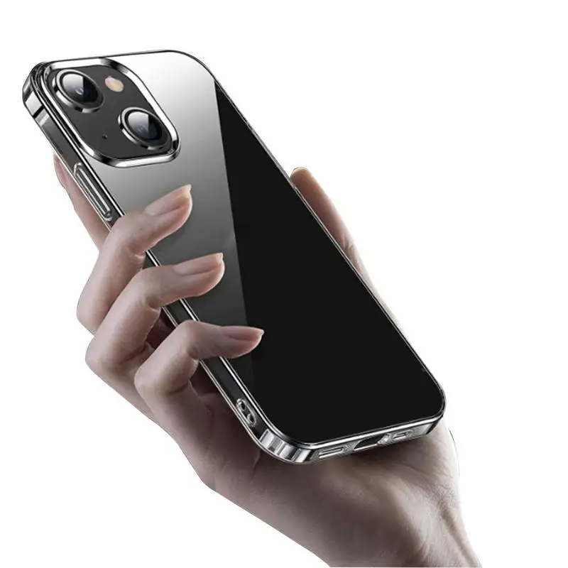 

Clear Phone Case iPhone 13 Smart Phone Super Thin Shockproof Protective Cover Anti-drop Antiknock Transparent Clear Phone Cover