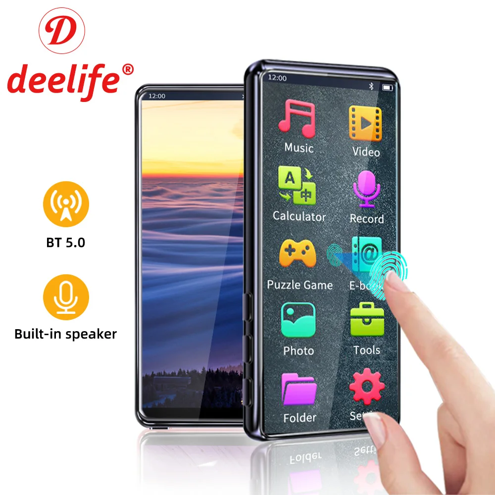 

MP3 Player With Bluetooth Speaker Touch MP4 MP 3 Music Play