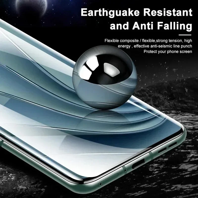 4 шт. гидрогелевая пленка HD для OnePlus 13 12 11 10 9 8 Pro 12R с полным покрытием экрана 10T 7 ACE 2 3