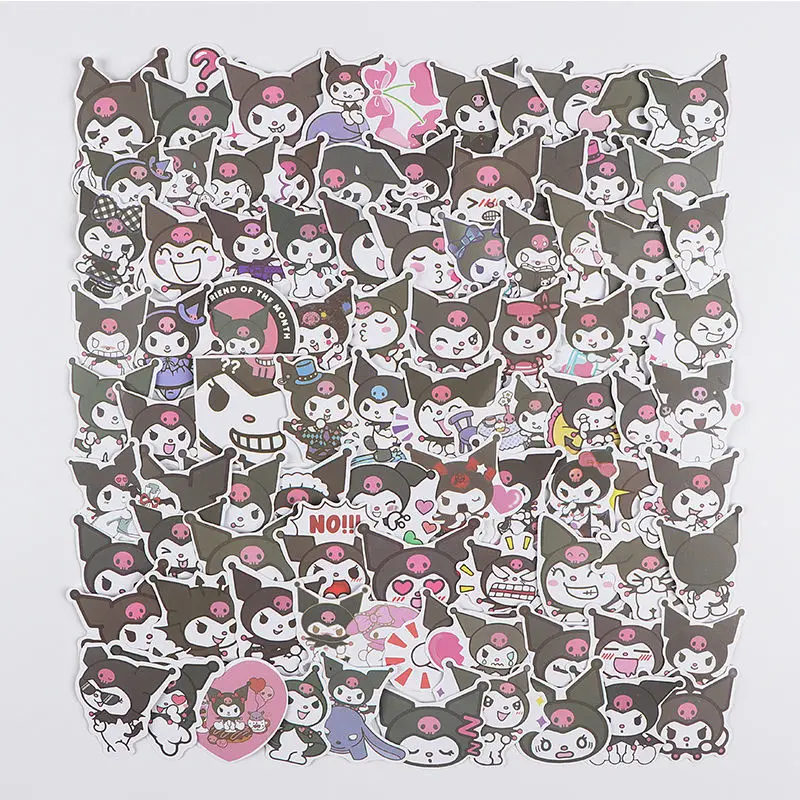 100 шт. стикеры Hello Kitty Kulomi материал наклейка водонепроницаемый Дорожный чемодан