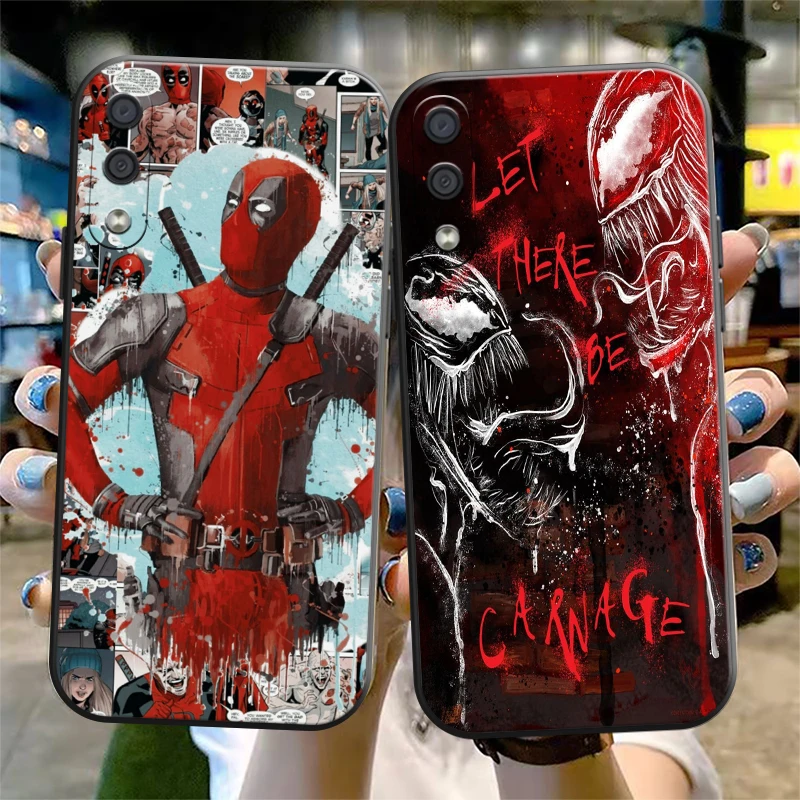 

Popular Marvel Phone Case For Samsung Galaxy A11 A20 A21S A52 4G 5G A71 4G 5G A72 Soft Back Carcasa Black Silicone Cover Coque