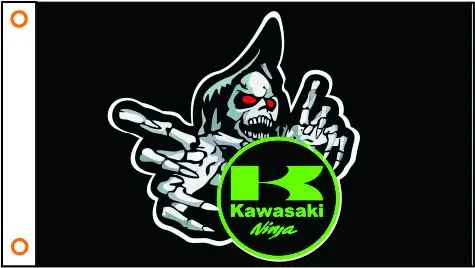 

KAWASAKI Motorcycle flag Home Decoration Outdoor Decor Polyester Banners and Flags 90x150cm 120x180cm