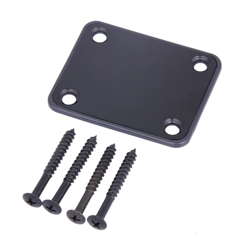 

Reinforcement Board Electric Guitar Parts Jazz Bass Replacement Neck Plate Silver