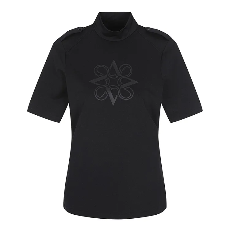 ST ANDREWS 2024 новая женская одежда для гольфа полуводолазка с принтом универсальная