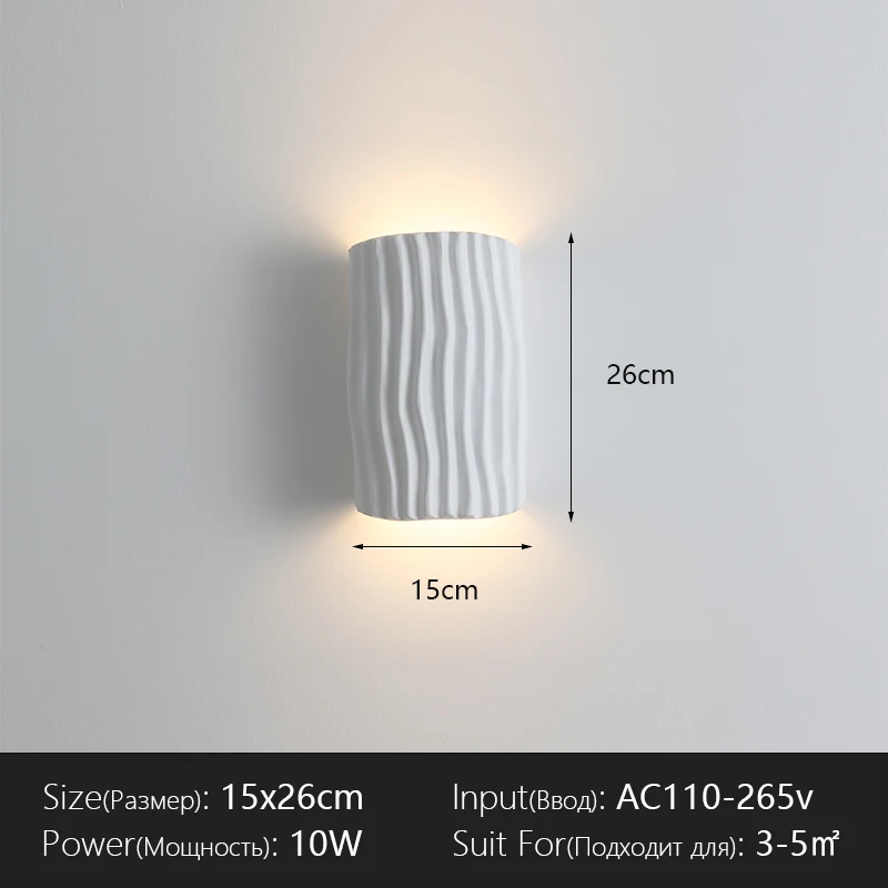 

Современный настенный светильник из смолы для внутреннего прохода, лестницы, спальни, настенные светильники, прикроватная лампа, домашний декор, фон для гостиной, настенный бра, лампа