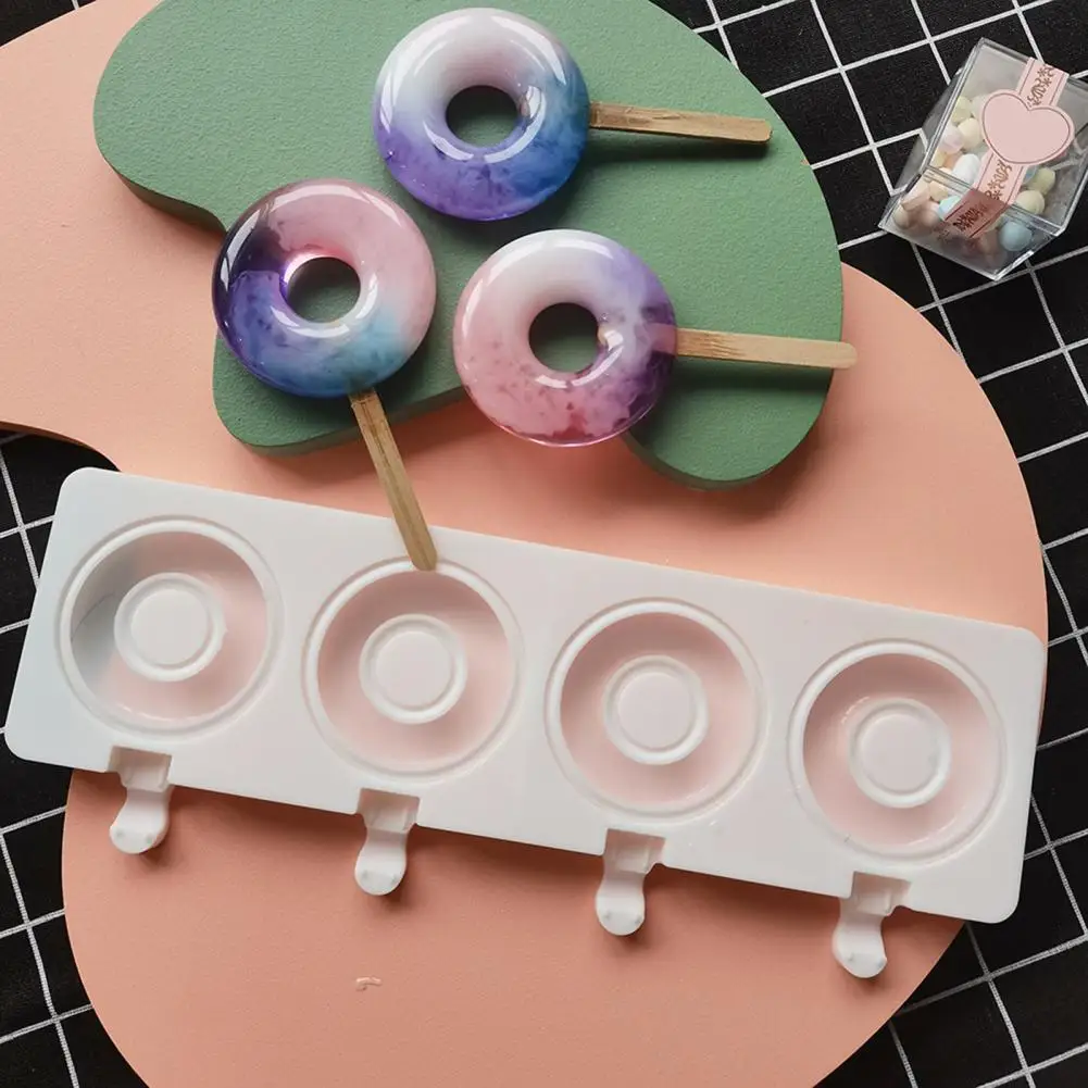 

Lollipop Mold Practical Lightweight DIY Microwave Safe Lollipop Mold for Children Ice Cream Mold Lollipop Mold