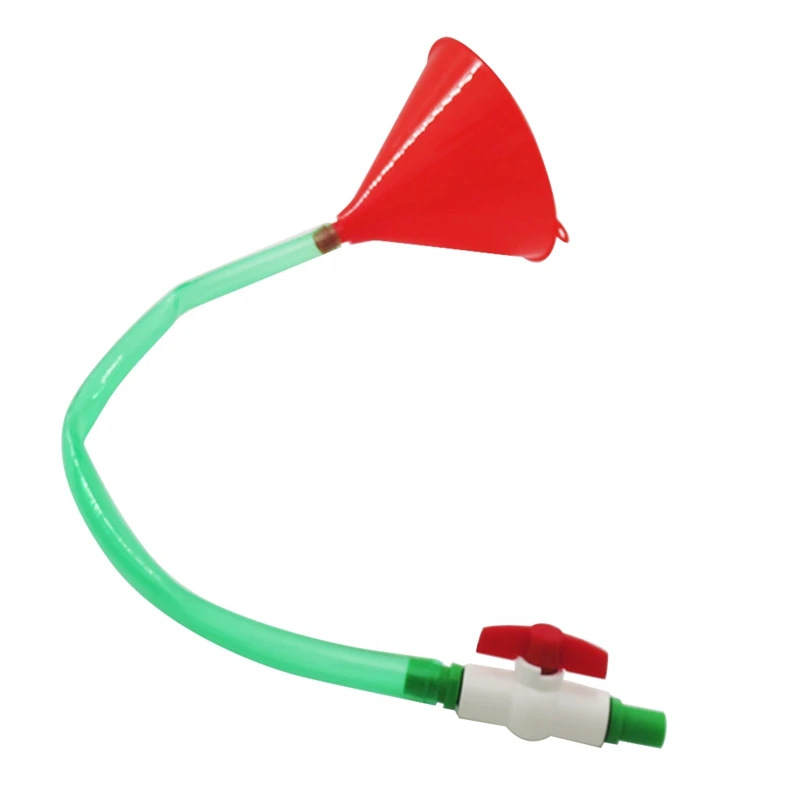 

Beer Bong With Valve - Best Beer Funnel, Drinking Games Beer Funnel, For College Parties - Transparent Beer Bong