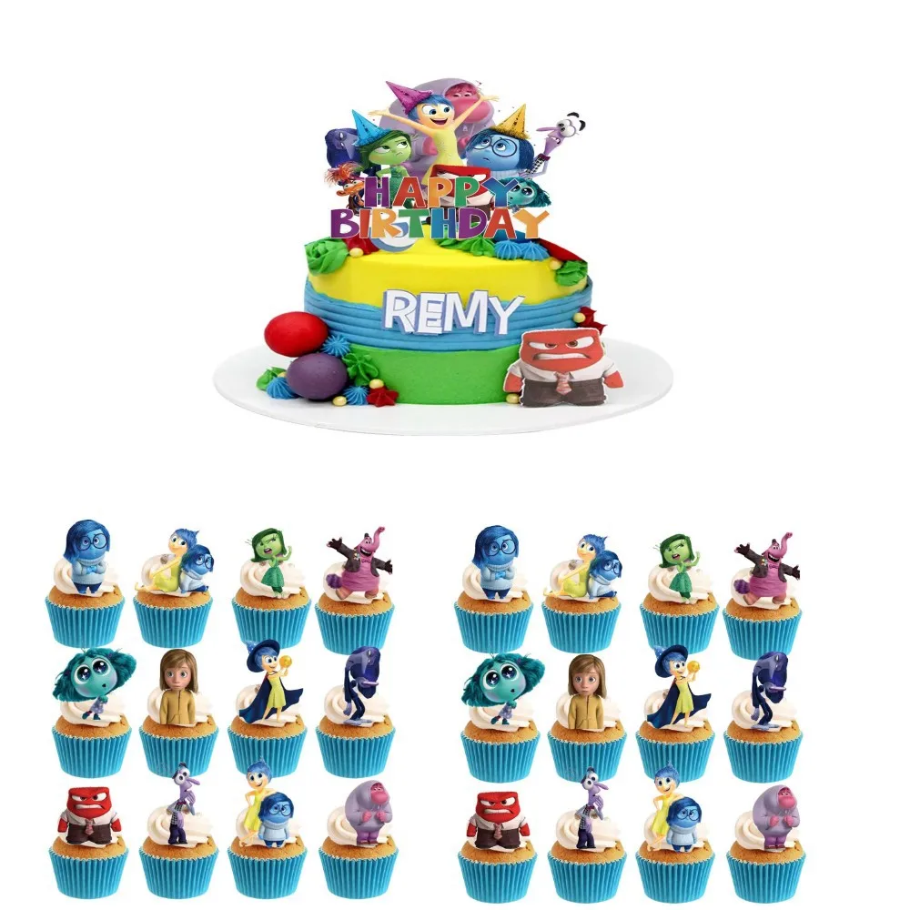 Наружные 2 топпера для торта Детские Поделки студийное украшение детей дня