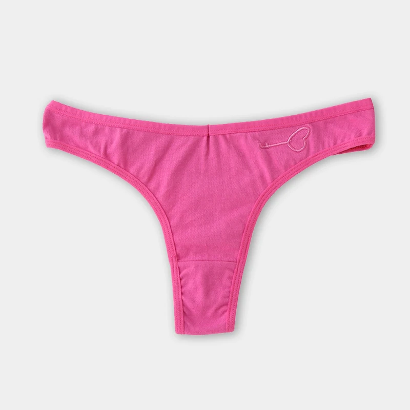 BANNIROU 1 шт. женские хлопковые трусики стринги с низкой посадкой Т-образной задней