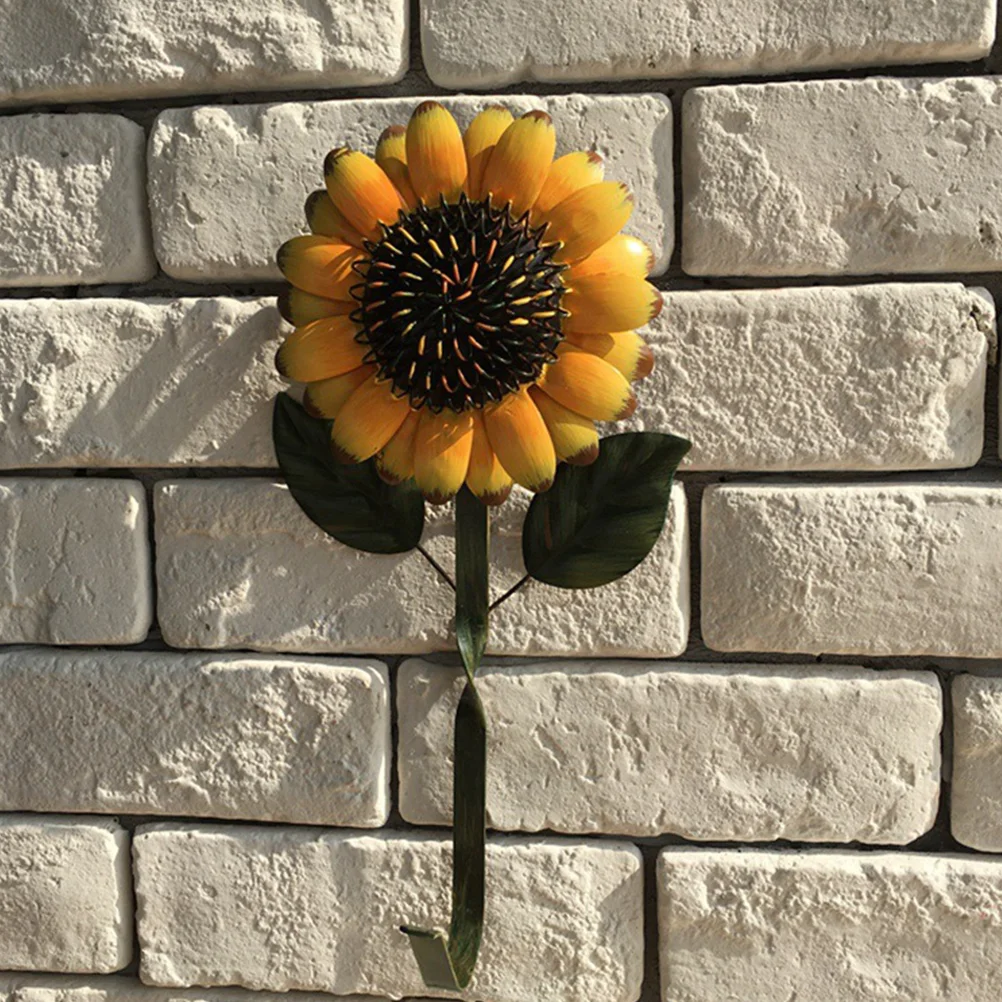 

Wall Hooks Hook Decorative Flower Hanger Key Holder Decoration Mounted Hangers Rustic Metal Coat Toweliron Bag Adhesive Sself