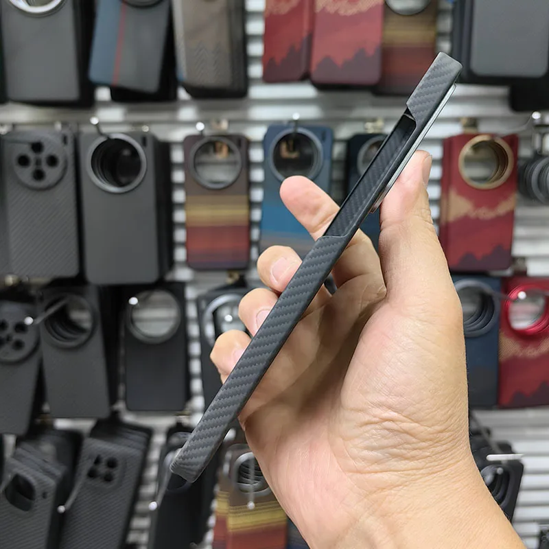 Фото Чехол для Samsung Galaxy S25 FE S25FE Magsafe Strength Magnetic Ring из настоящего углеродного волокна, арамидный защитный чехол для мобильного телефона №5