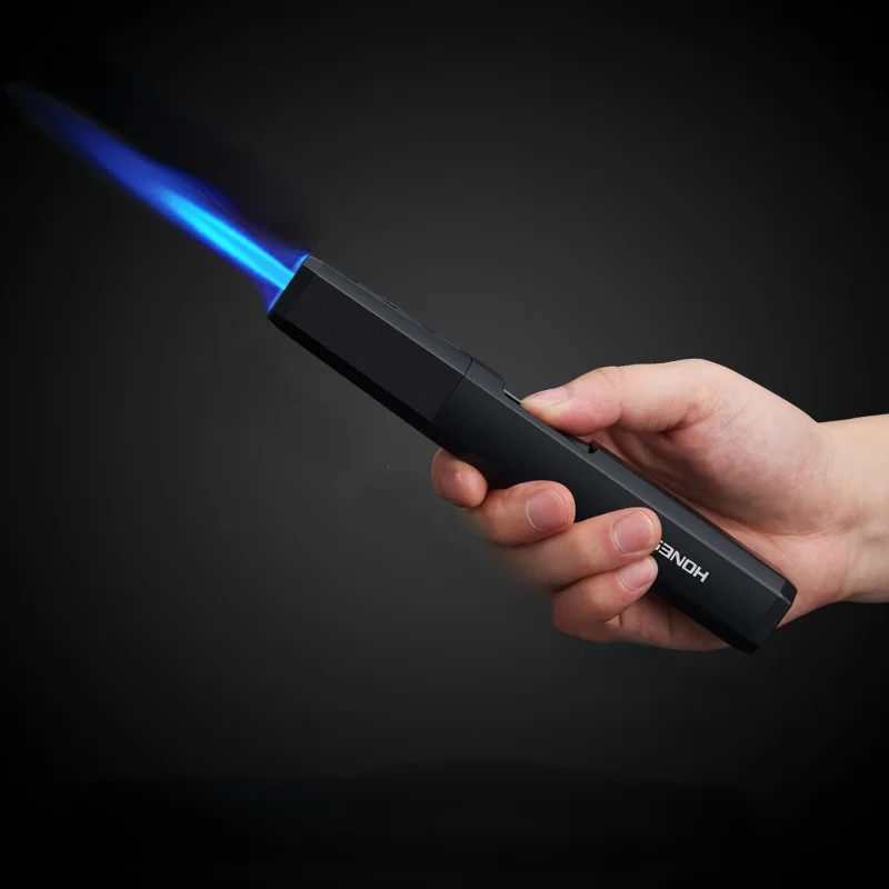 honest windproof 1300c spray gun lighter outdoor bbq lighter kitchen lighter butane cigar lighter gadgets for men technology free global shipping