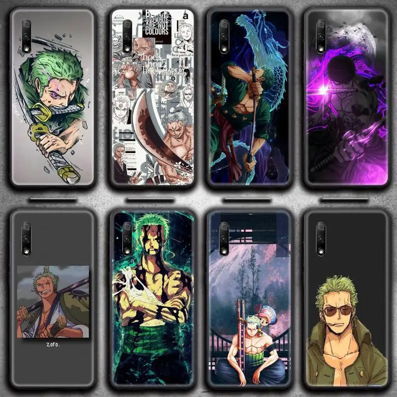 

One Piece Roronoa Zoro Phone Case For Huawei Nova 6se 7 7pro 7se honor 7A 8A 7C 9C Play