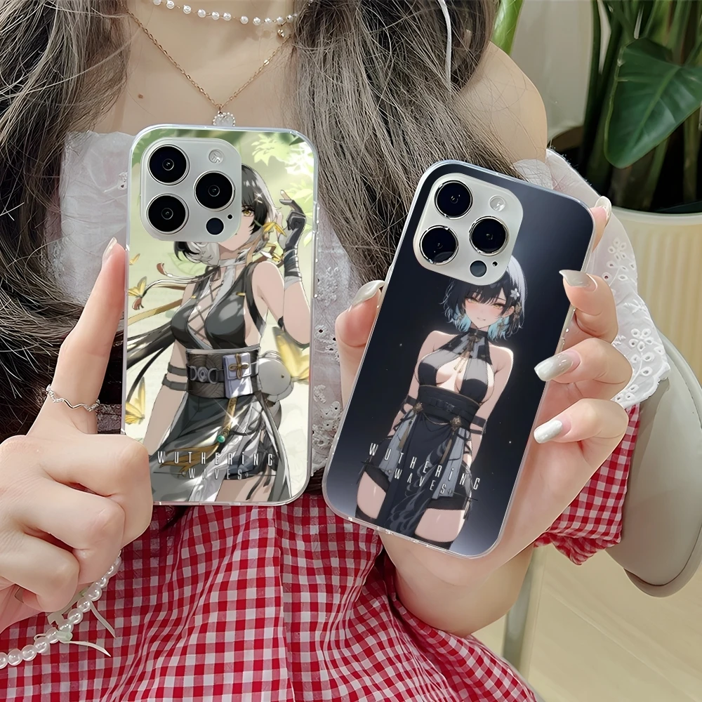 Чехол для мобильного телефона Wuthering Waves Rover iPhone 16 15 14 13 12 11 X XR XS 8 Pro Max Plus