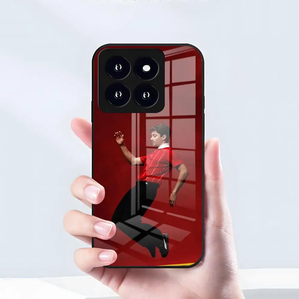 Фото Чехол для телефона Racing Driver C-Charles Leclerc для Xiaomi 17 15 14 13 12 S X Pro Lite Mi 11 Ultra T, черный, стеклянный №5
