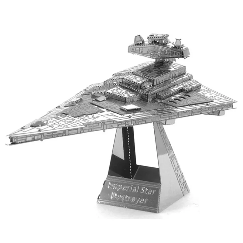 Мини 3D металлический пазл игрушки ручной DIY космический корабль сокол звезда