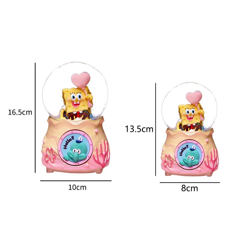 Аниме Kuromi хрустальный шар фигурка модели почтовые музыкальные шкатулки Crayon Shin-chan