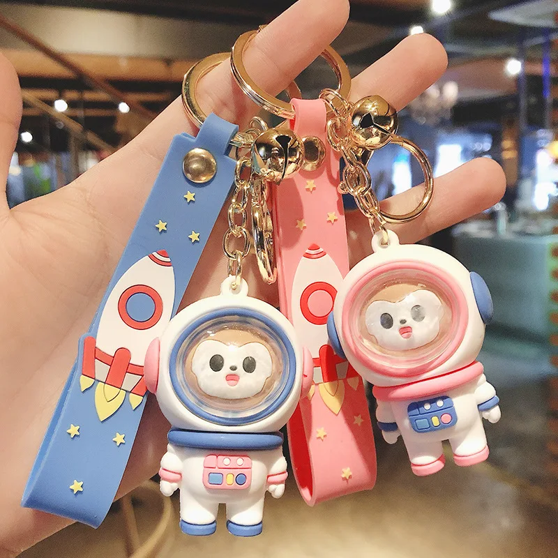 

Cute Animal Tiger Astronaut Doll Keychain For Car Keys Bag Pendant Gift Key Ring Keys Cars Accessories For Audi Benz Volkswagen