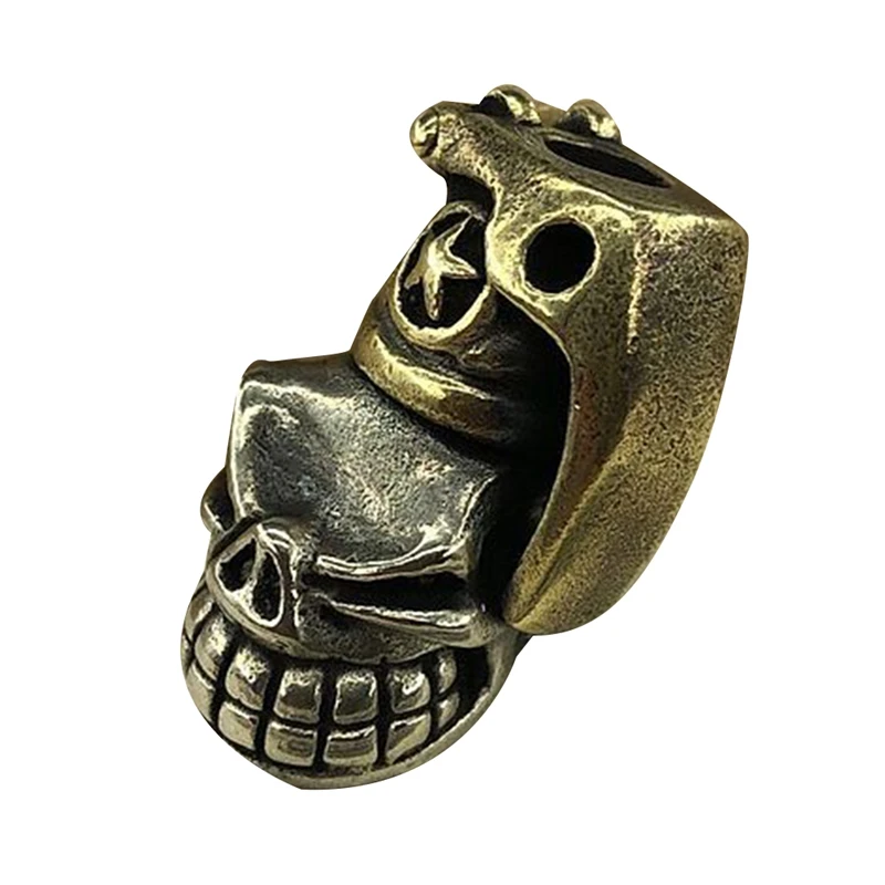 

New-Skeleton Knife Beads EDC Flashlight Pendant Finger Tiger Pendant Outdoor Tool Accessories