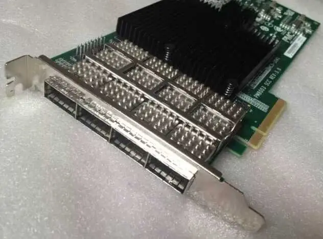Для NetApp X2065A-R6 PM8003 SCC 111-00341 + G2 QSFP PCIe 4-портовая карта SAS б/у