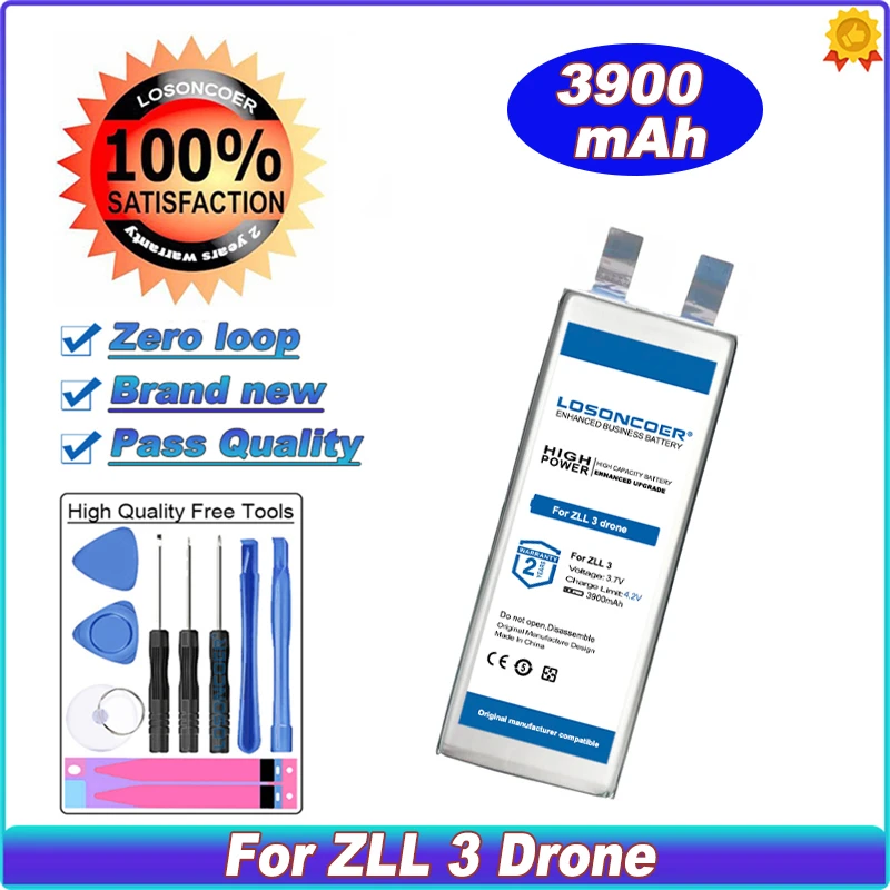 LOSONCOER 3900mAh для ZLL 2 3 SG906MAX SG906 MAX SG906PRO2 Дрон DIY сварочные элементы Li-Polymer Battery