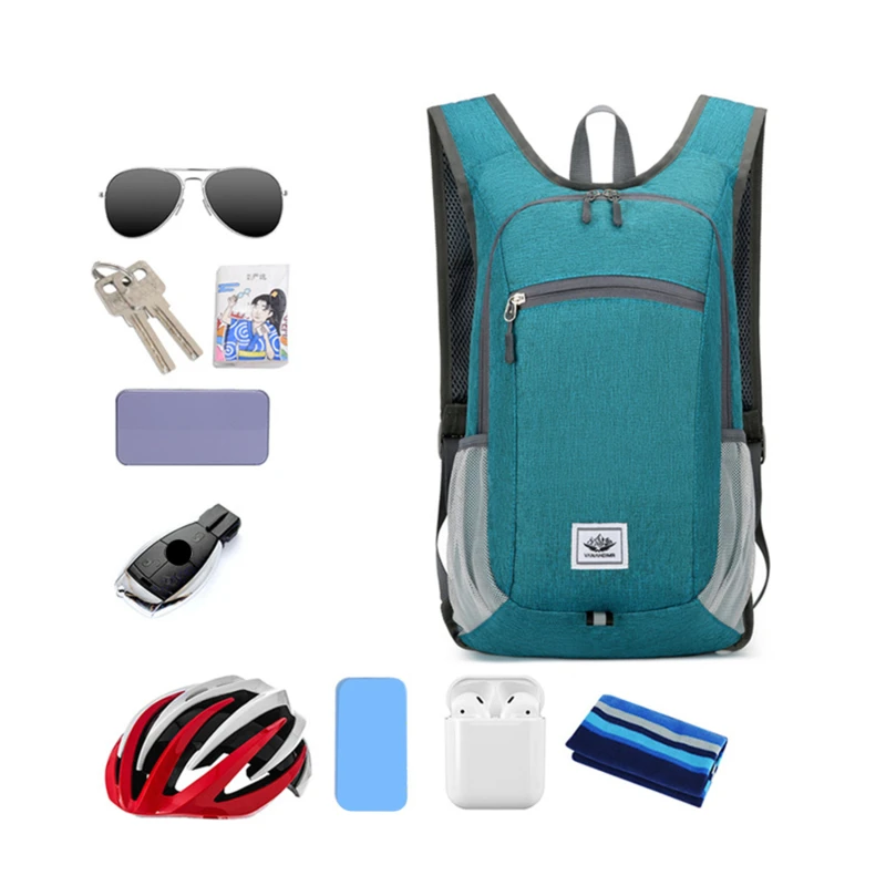 Легкий складной рюкзак для путешествий отдыха тренажерного зала женский большой