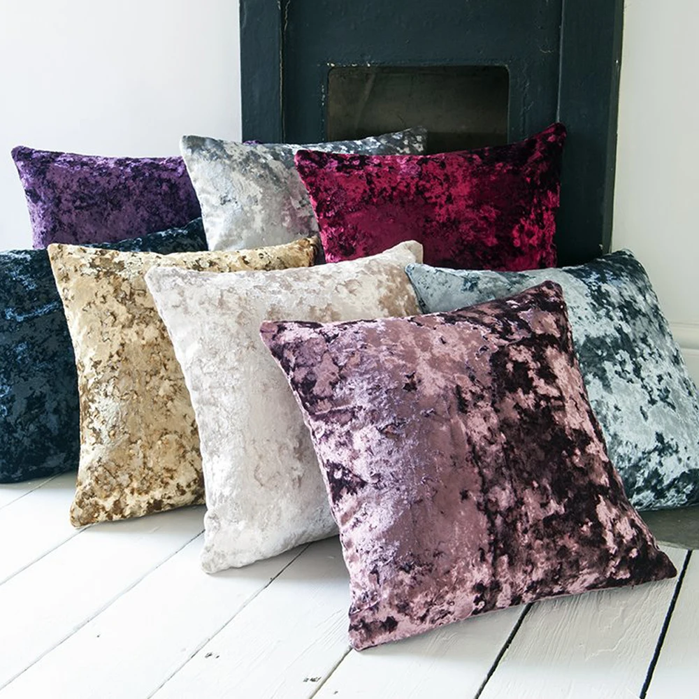 

Pillow Covers Decorative Luxury Solid/candy Color For Sofa Office Waist Back Cover Cushion Covers 40*40 Home Decorative