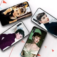 audrey hepburn phone case for samsung galaxy a 51 30s a71 soft silicone cover for a21s a70 10 a30 capa
