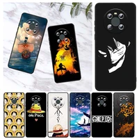 anime luffy one piece for huawei mate 40 30 20 x 5g rs lite p smart pro plus 2019 2020 2021 z s black soft phone case capa