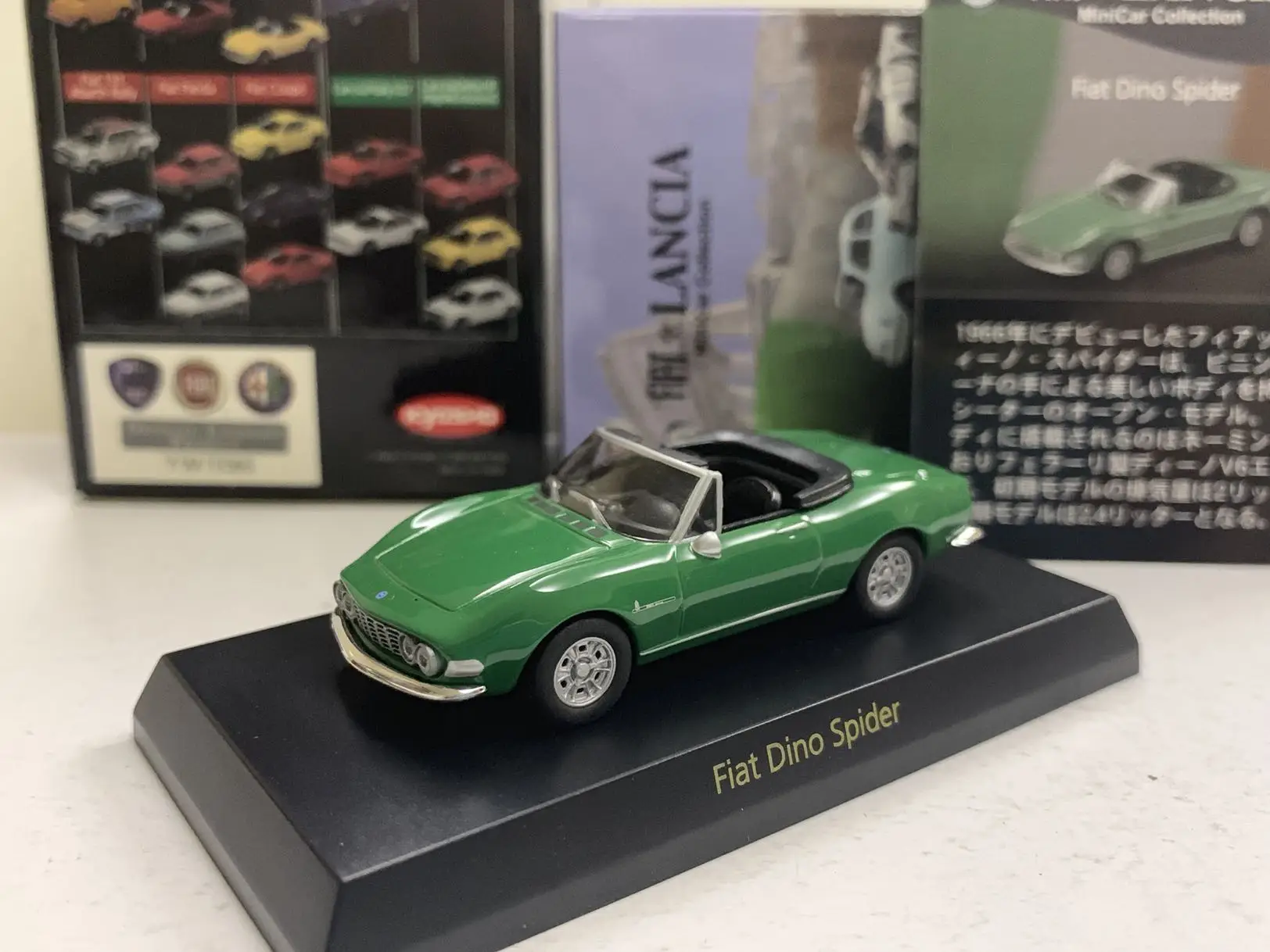 1/64 KYOSHO Fiat Dino Spider Коллекция литых под давлением сплавов декоративная модель