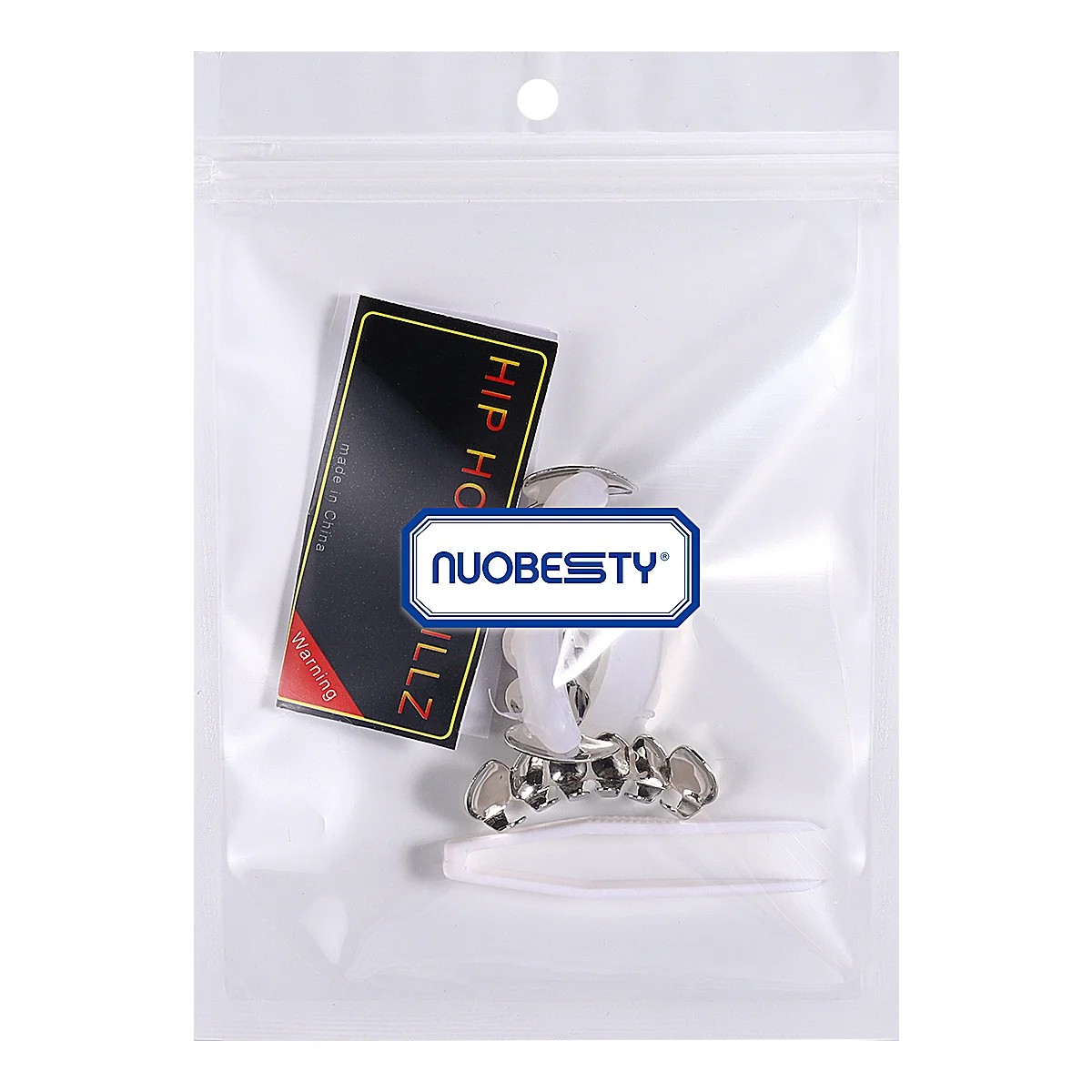 Mouth Bottom Hip Hop Grills, Silver Caps for Men and, Shiny Braces for Adults