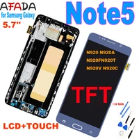 5 7 for samsung galaxy note 5 note5 n920 n920a n920f n920t n920v n920c lcd display touch screen digitizer assembly frame