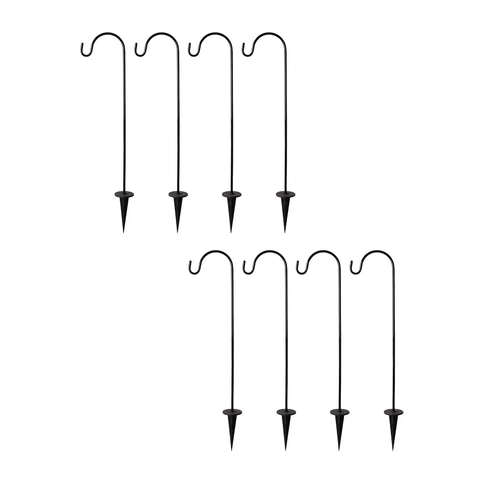 

8x Garden Hook Hangers, Rust Resistant Hooks, Extendable Plant Hanger Hook,