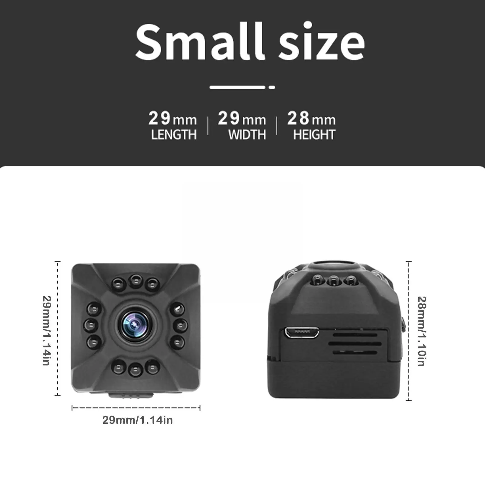 Wifi Mini Camera With Battery 1080P Night Vision Motion Security Detection Wireless IP Remote Indoor Camare O5U0 |