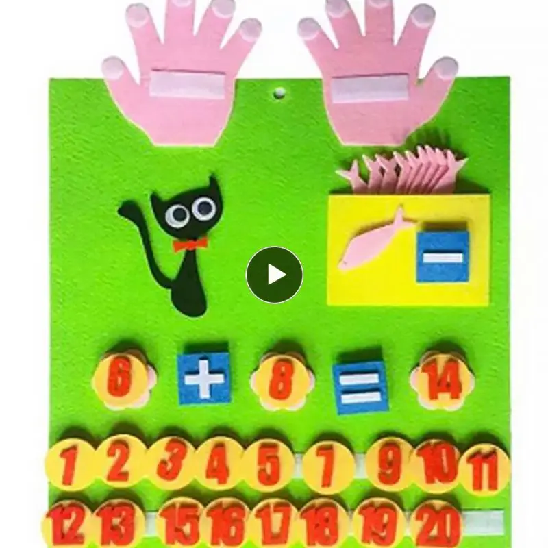 

Intelligence Develop Felt Board Stories Set Interesting Montessori Toy Felt Durable Math Toys Educational Toy Early Learning