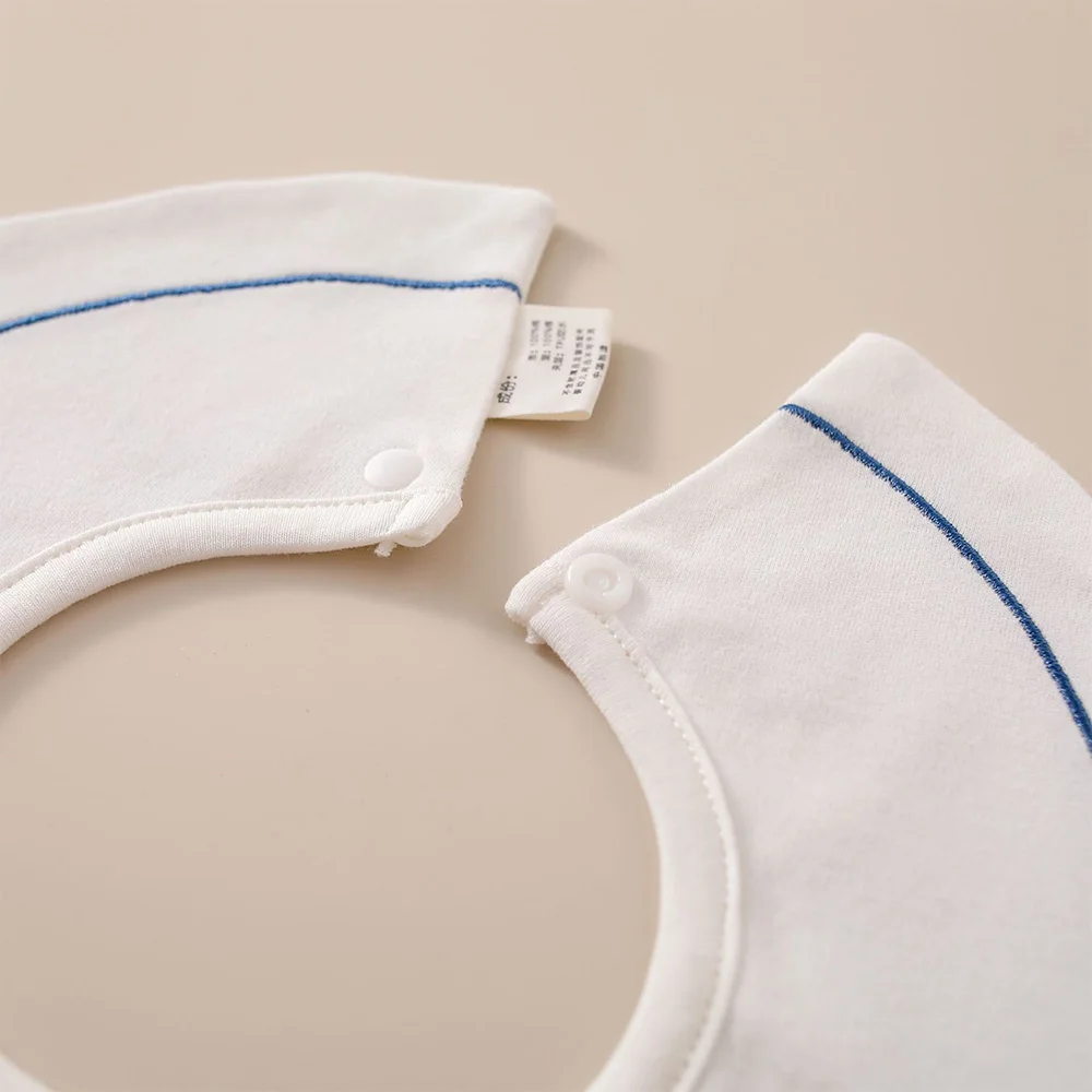 Детские нагрудники водонепроницаемый поворотный нагрудник с круглым вырезом и