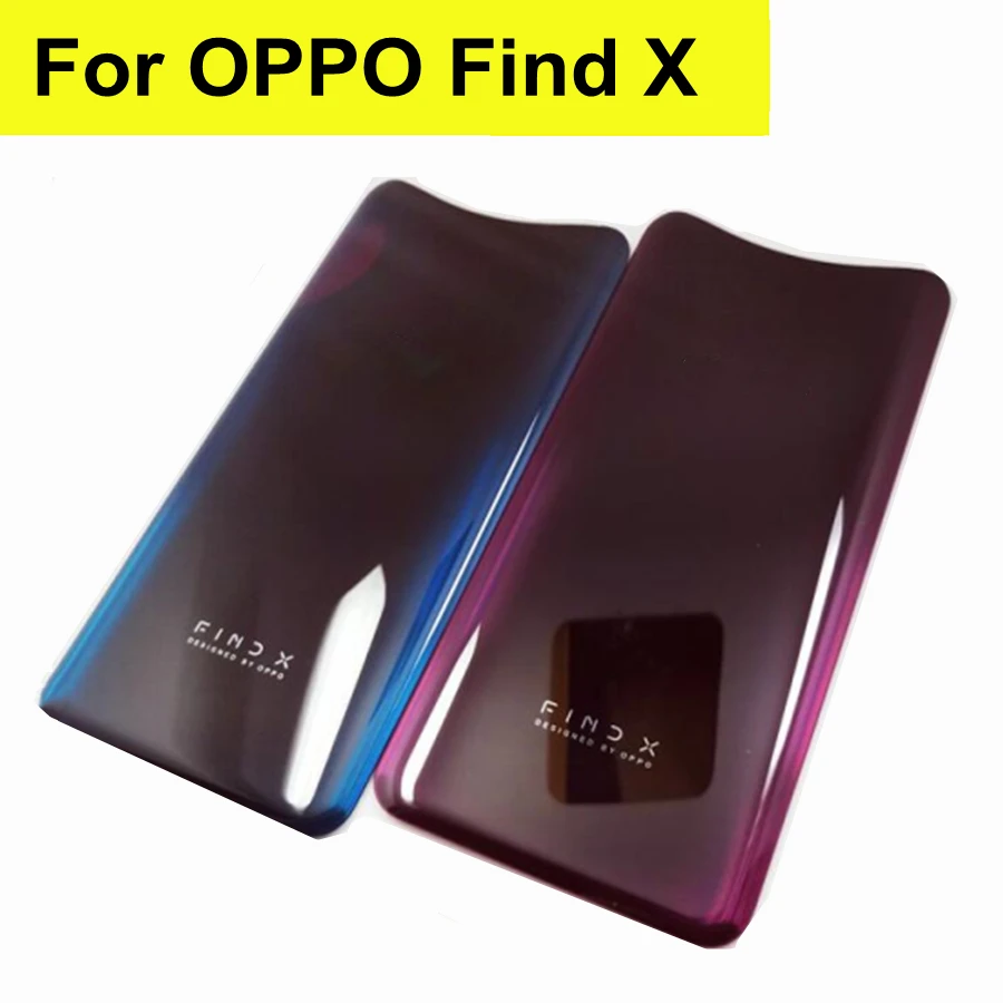 

6.42 inch For oppo Find X Back Battery Cover Door Housing case Rear Glass lens parts Replacement for OPPO Find X Battery Cvoer