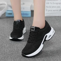2022 womens running shoes summer sneakers women breathable mesh outdoor athletic fly weave sport shoes light sneaker high sole