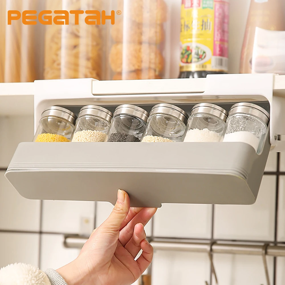 

Кухонная полка для специй, самоклеящаяся настенная полка для хранения бутылок и приправ, кухонный стеллаж для хранения