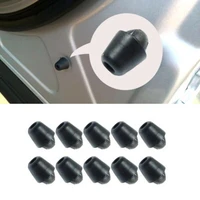 10 pcsset inner overslam rubber bonnet bumper door damping cushions black