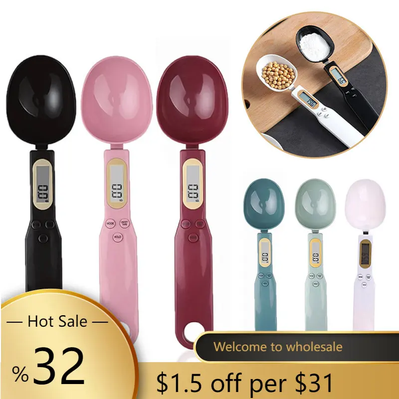 

Electronic Kitchen Scale 500g 0.1g LCD Digital Measuring Food Flour Digital Spoon Scale Mini Kitchen Tool for Milk Coffee Scale