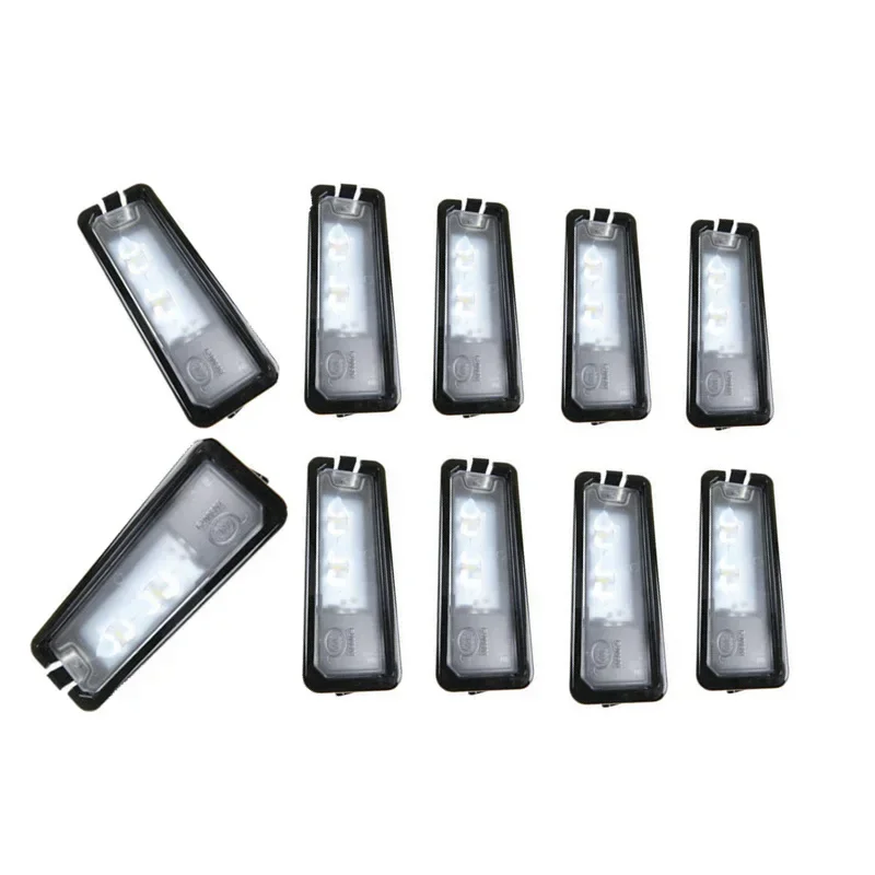 10 шт. светодиодная подсветка номерного знака 35D 943021 А 1К 8943021 C Для Beetle Golf MK7 Passat B7 Eos