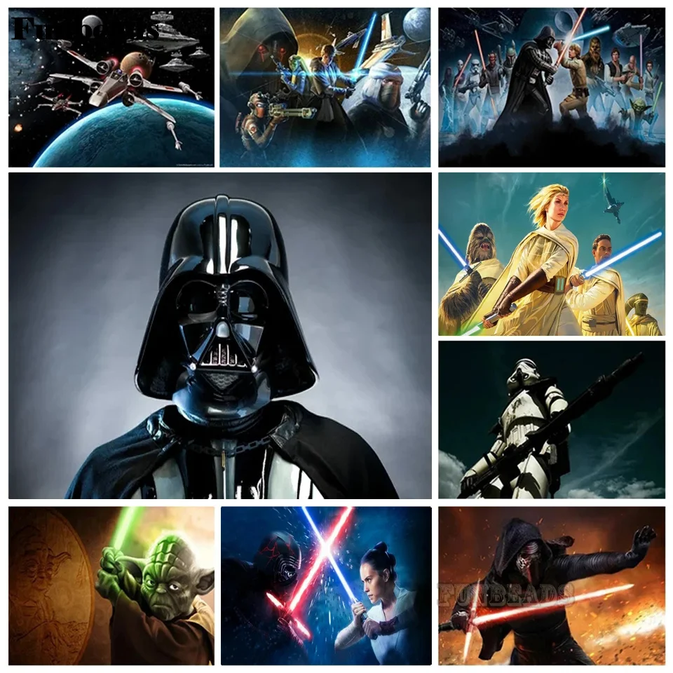 

Набор для вышивки алмазами из мультфильма «Звездные войны»