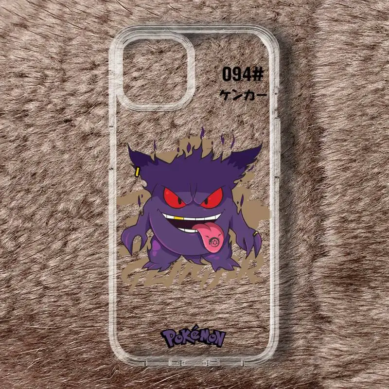 G-Gengars Anime Phone Case For Samsung GalaxyS20 S21 S30 FE Lite Plus A21 A51S Note20 Transparent Shell